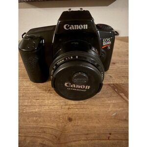 Canon EOS Rebel S 35mm Film SLR Camera with EF 50mm f/1.8 II Lens Black